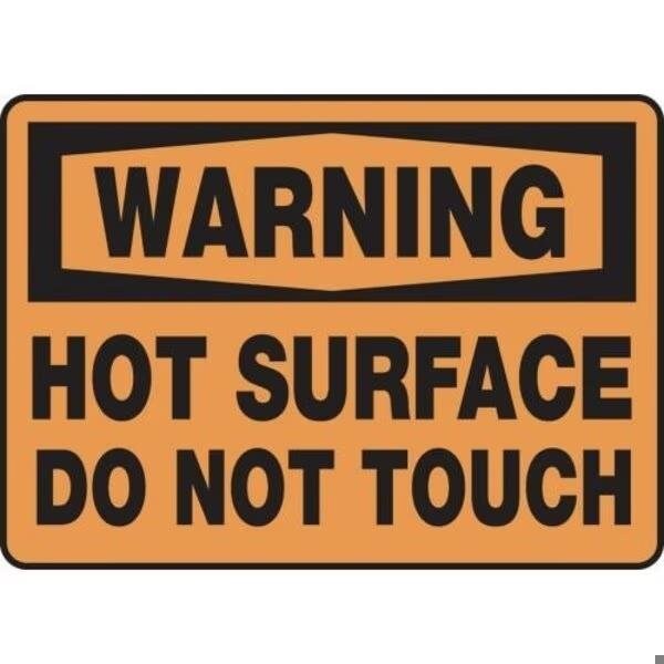 Accuform OSHA WARNING Safety Sign HOT SURFACE MWLD306XV - main